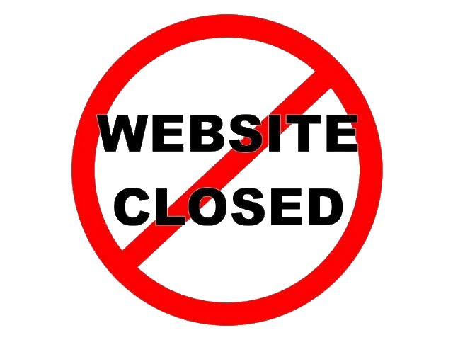 Website Closed
